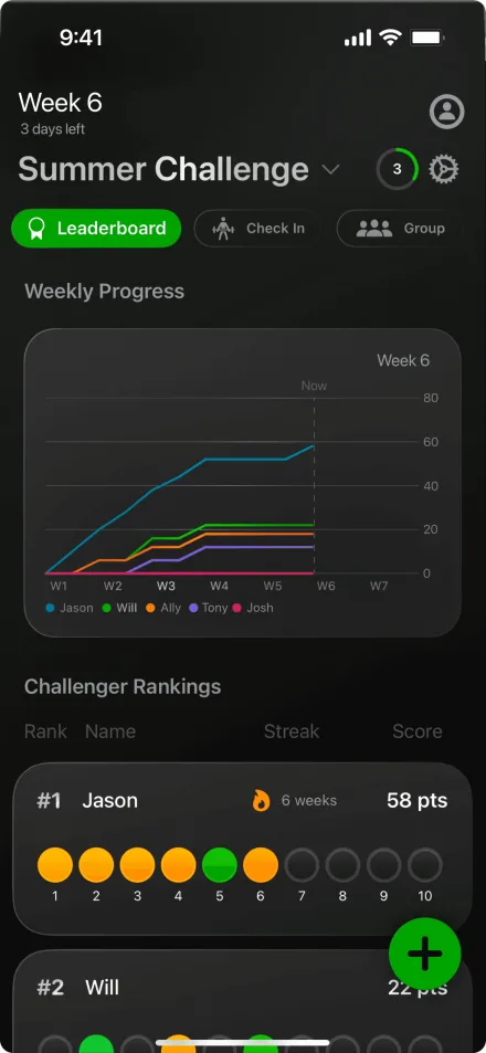 Challengrs app screenshot